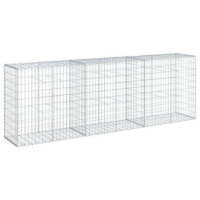 Coș Gabion cu Capac - Fier Galvanizat - 300x50x100 cm 2