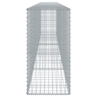 Coș Gabion cu Capac - Fier Galvanizat - 500x50x100 cm
