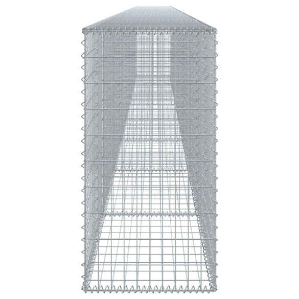 Coș Gabion cu Capac - Fier Galvanizat - 800x50x100 cm