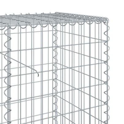 Coș Gabion cu Capac - Fier Galvanizat - 900x50x100 cm