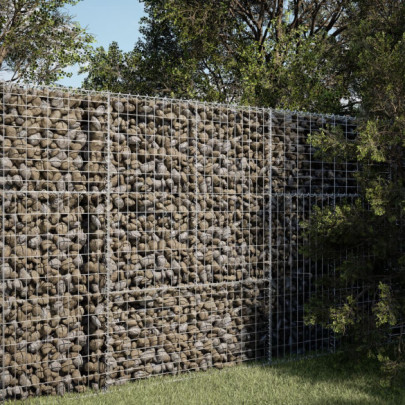 Coș Gabion cu Capac 100x50x150 cm - Fier Galvanizat Rezistent