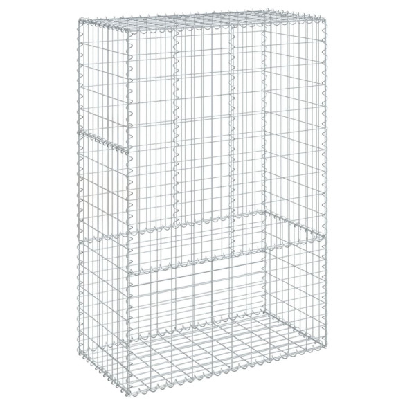 Coș Gabion cu Capac 100x50x150 cm - Fier Galvanizat Rezistent