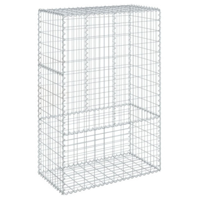 Coș Gabion cu Capac 100x50x150 cm - Fier Galvanizat Rezistent
