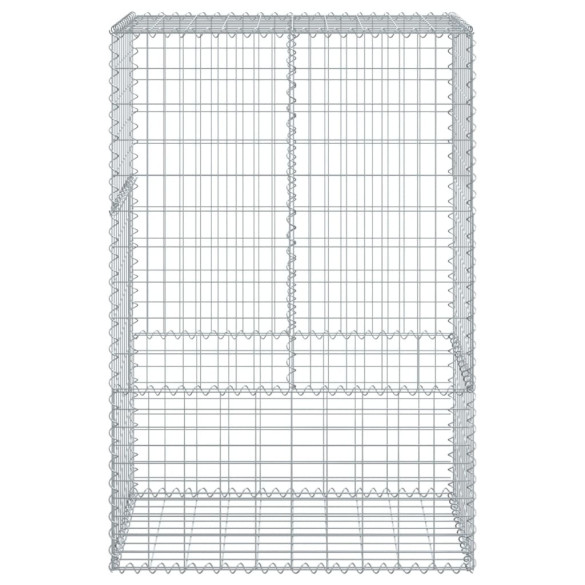 Coș Gabion cu Capac 100x50x150 cm - Fier Galvanizat Rezistent