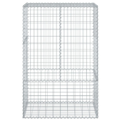 Coș Gabion cu Capac 100x50x150 cm - Fier Galvanizat Rezistent