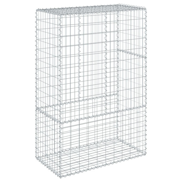 Coș Gabion cu Capac 100x50x150 cm - Fier Galvanizat Rezistent
