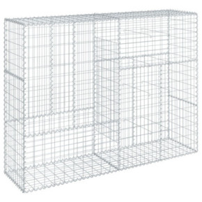 Coș Gabion cu Capace - Fier Galvanizat - 200x50x150 cm 2