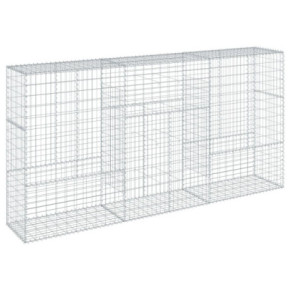 Coș Gabion cu Capac - Fier Galvanizat - 300x50x150 cm 2