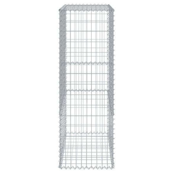 Coș Gabion cu Capac - Fier Galvanizat - 300x50x150 cm