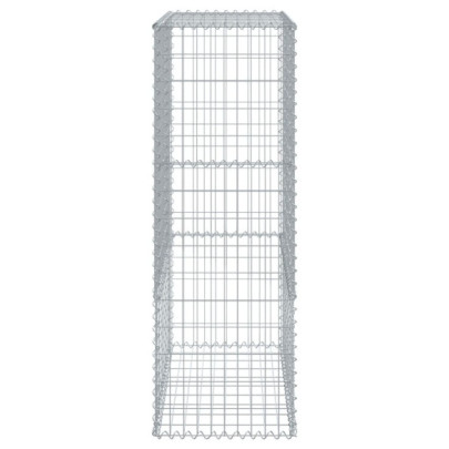 Coș Gabion cu Capac - Fier Galvanizat - 300x50x150 cm
