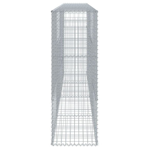 Coș Gabion cu Capac - Fier Galvanizat - 400x50x150 cm