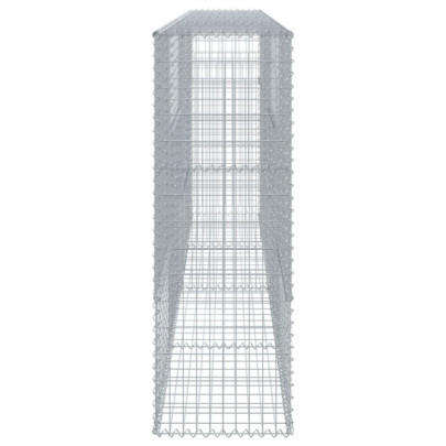 Coș Gabion cu Capac - Fier Galvanizat - 400x50x150 cm