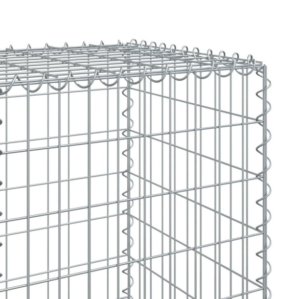 Coș Gabion cu Capace - Fier Galvanizat - 500x50x150 cm