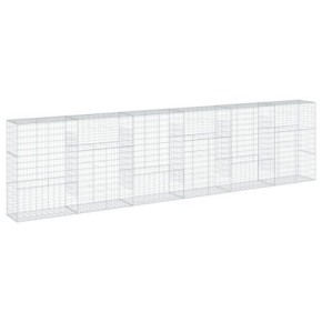Coș Gabion cu Capac - Fier Galvanizat - 600x50x150 cm 2