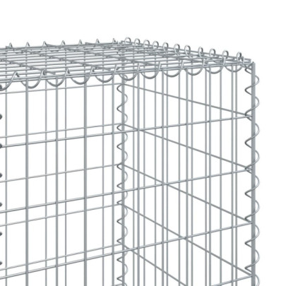 Coș Gabion cu Capac - Fier Galvanizat - 600x50x150 cm