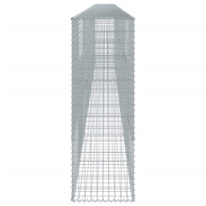Coș Gabion cu Capac - Fier Galvanizat - 90x50x150 cm