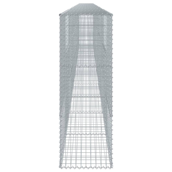 Coș Gabion cu Capac - Fier Galvanizat - 110x50x150 cm