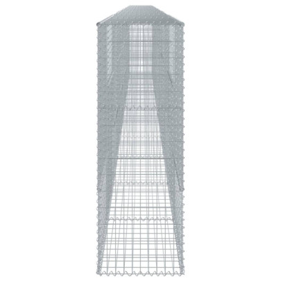 Coș Gabion cu Capac - Fier Galvanizat - 110x50x150 cm