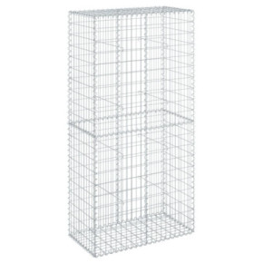 Coș Gabion cu Capac - 100x50x200 cm - Fier Galvanizat 2