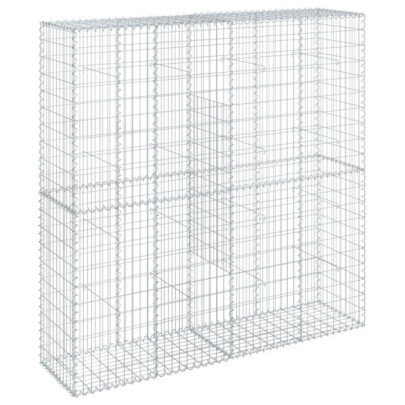 Coș Gabion cu Capace 200x50x200 cm - Fier Galvanizat Durabil