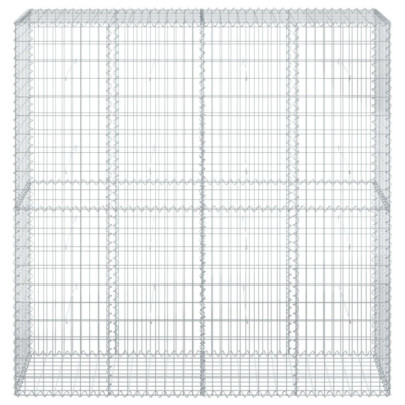 Coș Gabion cu Capace 200x50x200 cm - Fier Galvanizat Durabil