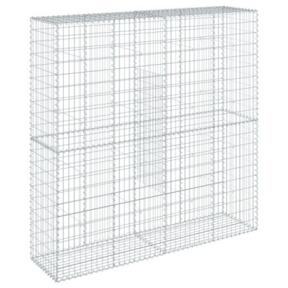 Coș Gabion cu Capace 200x50x200 cm - Fier Galvanizat Durabil