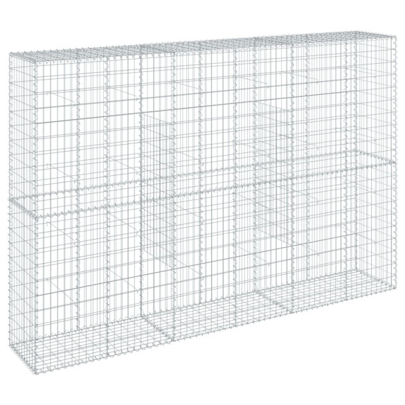 Coș Gabion cu Capac - Fier Galvanizat - 300x50x200 cm