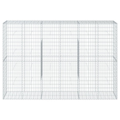 Coș Gabion cu Capac - Fier Galvanizat - 300x50x200 cm