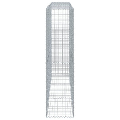 Coș Gabion cu Capac - Fier Galvanizat - 300x50x200 cm
