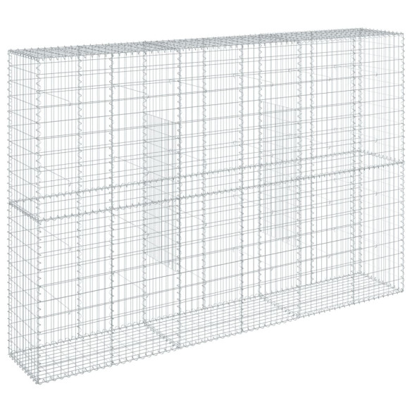Coș Gabion cu Capac - Fier Galvanizat - 300x50x200 cm