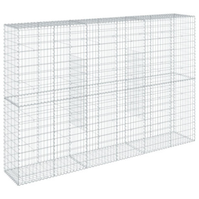 Coș Gabion cu Capac - Fier Galvanizat - 300x50x200 cm