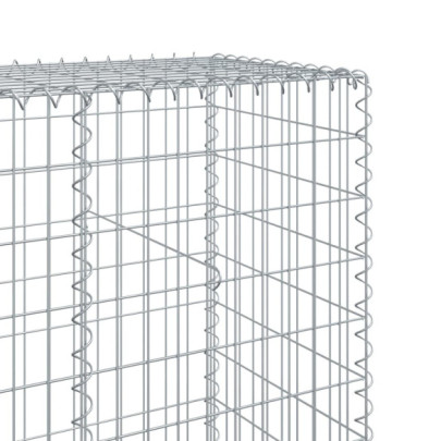 Coș Gabion cu Capac - Fier Galvanizat - 300x50x200 cm