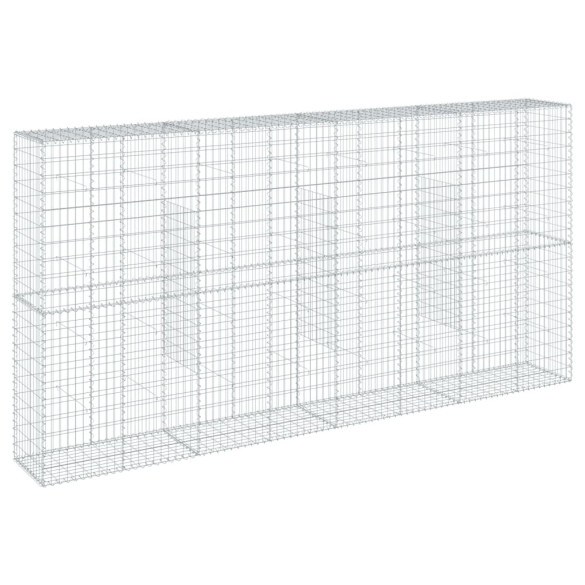Coș Gabion cu Capac - Fier Galvanizat 400x50x200 cm