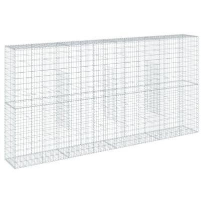 Coș Gabion cu Capac - Fier Galvanizat 400x50x200 cm