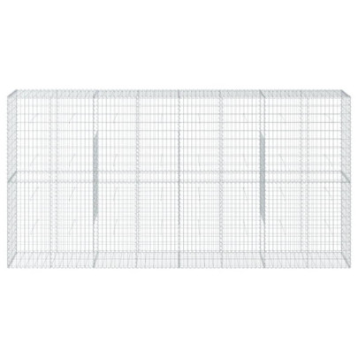 Coș Gabion cu Capac - Fier Galvanizat 400x50x200 cm