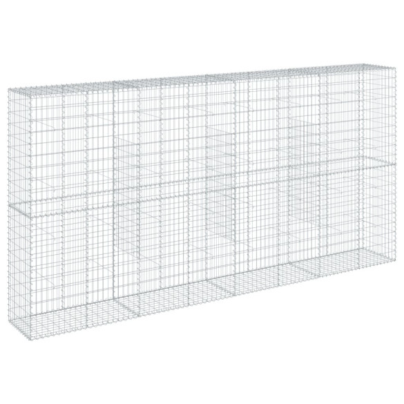 Coș Gabion cu Capac - Fier Galvanizat 400x50x200 cm