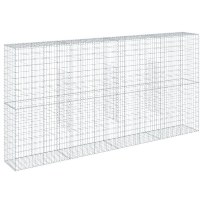 Coș Gabion cu Capac - Fier Galvanizat 400x50x200 cm