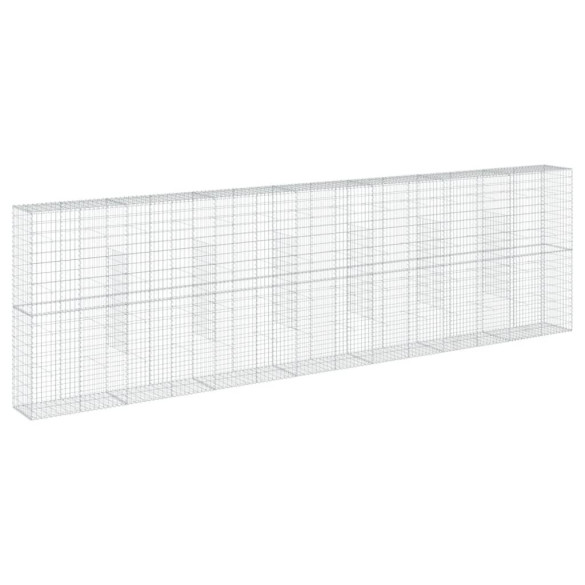 Coș Gabion cu Capac - Fier Galvanizat - 700x50x200 cm