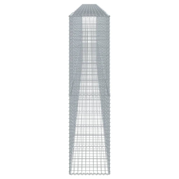 Coș Gabion cu Capac - Fier Galvanizat - 100x50x200 cm