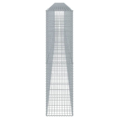 Coș Gabion cu Capac - Fier Galvanizat - 100x50x200 cm