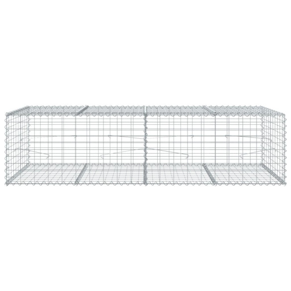 Coș Gabion cu Capac - Fier Galvanizat 200x100x50 cm