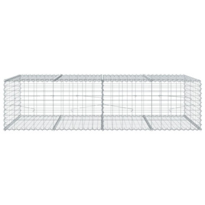Coș Gabion cu Capac - Fier Galvanizat 200x100x50 cm