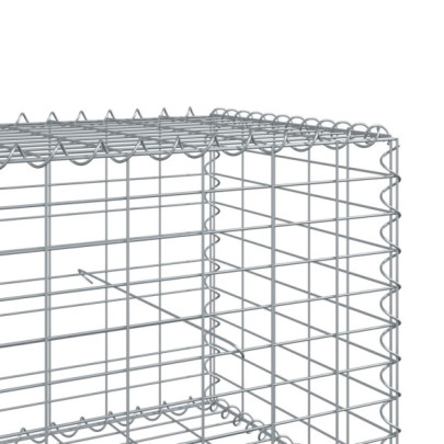Coș Gabion cu Capac - Fier Galvanizat 200x100x50 cm