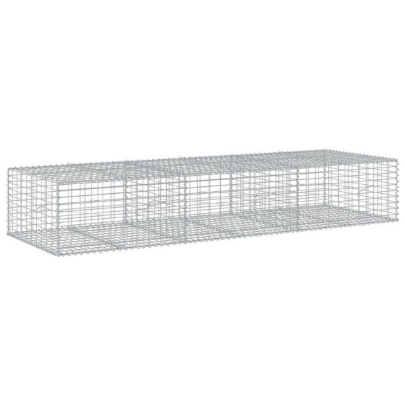 Coș Gabion cu Capac 300x100x50 cm - Fier Galvanizat Rezistent