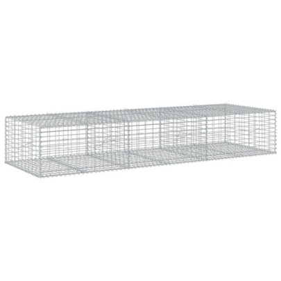 Coș Gabion cu Capac 300x100x50 cm - Fier Galvanizat Rezistent