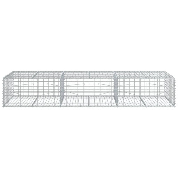 Coș Gabion cu Capac 300x100x50 cm - Fier Galvanizat Rezistent