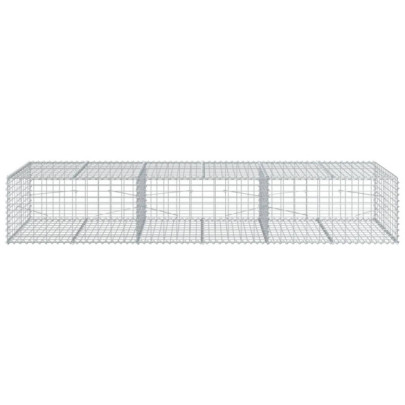 Coș Gabion cu Capac 300x100x50 cm - Fier Galvanizat Rezistent