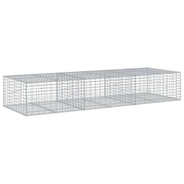 Coș Gabion cu Capac 300x100x50 cm - Fier Galvanizat Rezistent