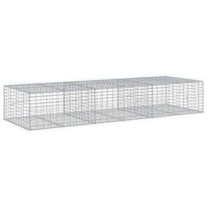 Coș Gabion cu Capac 300x100x50 cm - Fier Galvanizat Rezistent