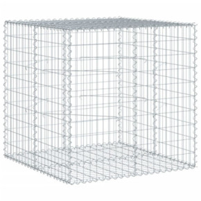 Coș Gabion cu Capac 100x100x100 cm - Fier Galvanizat Rezistent 2